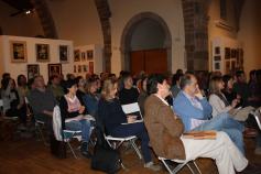 asistentes al seminario informativo del urogallo cantábrico en Potes